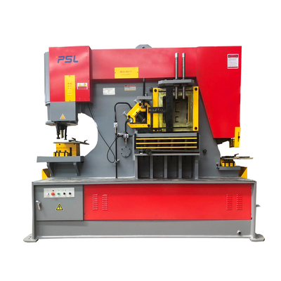 Q35Y-30 160T Cnc Ironworker Profiles Hydraulic Punching And Shearing Machine Shear Cutting