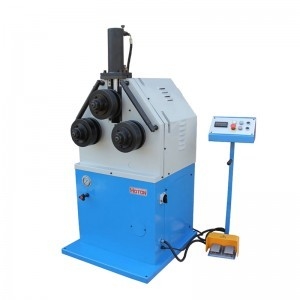 Hydraulic Cnc Profile Bending Machine Flat Bar Strip Tube Pipe 3 Roller