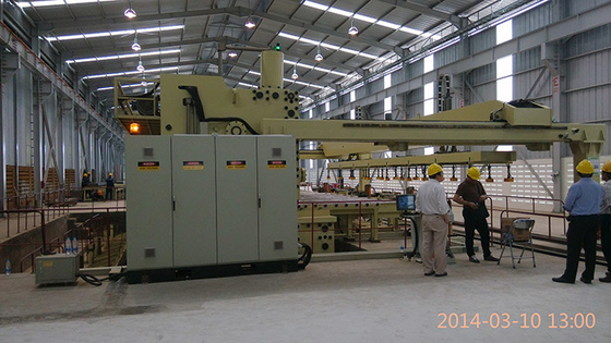 Steel Sheet Large Metal CNC Shearing Machine Power High Speed Feeding Cutting Stacking