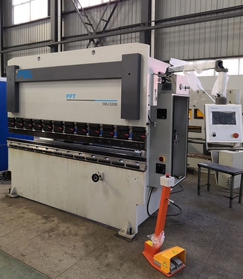 165t Torsion Bar Press Brake Hydraulic Servo CNC Bending Machine 10ft